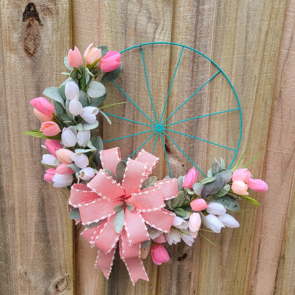 Spring Easter wreath - Picture 3 of 8